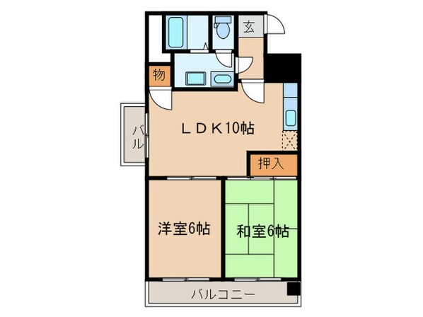 ＡＲＬＥＳ覚王山の物件間取画像